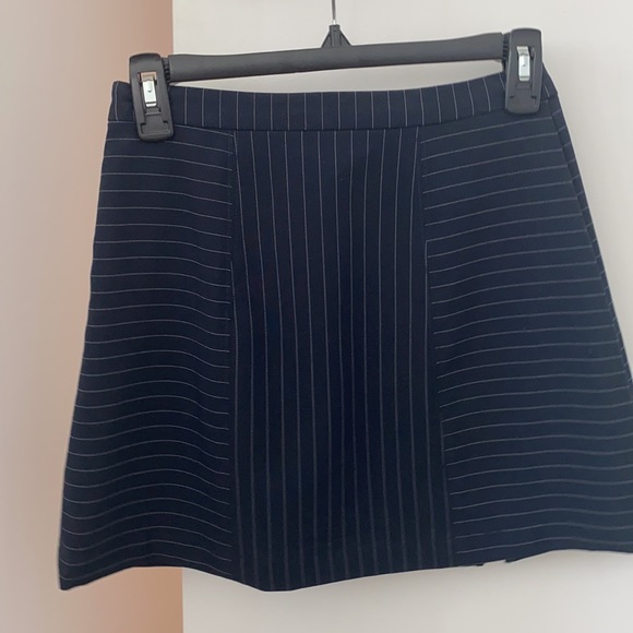 Navy blue pinstripe Cooperative skirt from Urban Outfitters - Picture 3 of 3